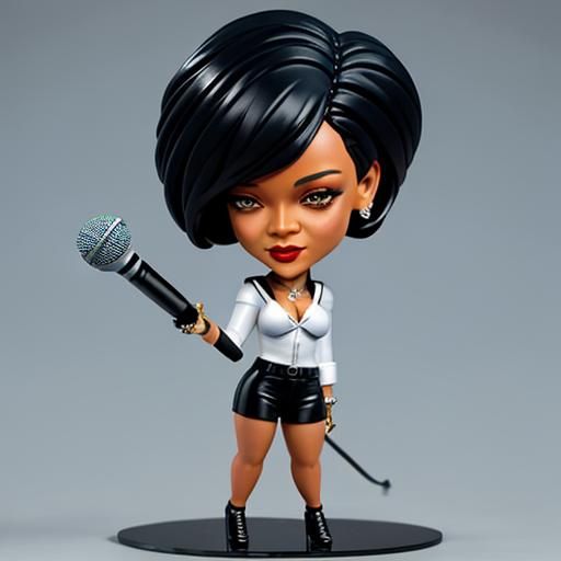 Ooh na na, what's my name? Rihanna BOBBING her HEAD.