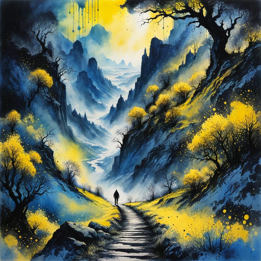 Ethereal Watercolor Odyssey