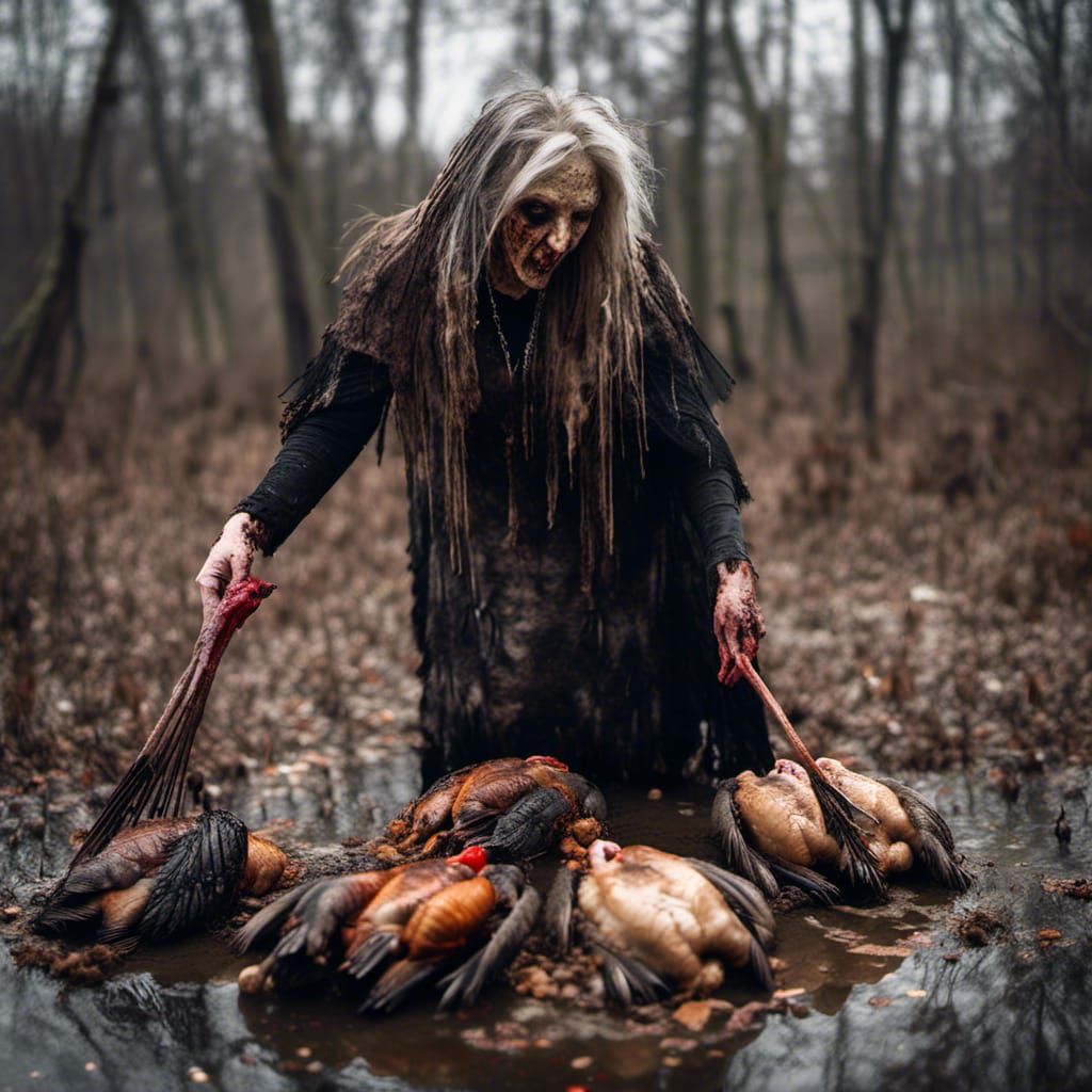 Baba Yaga's Macabre Thanksgiving Swamp Harvest