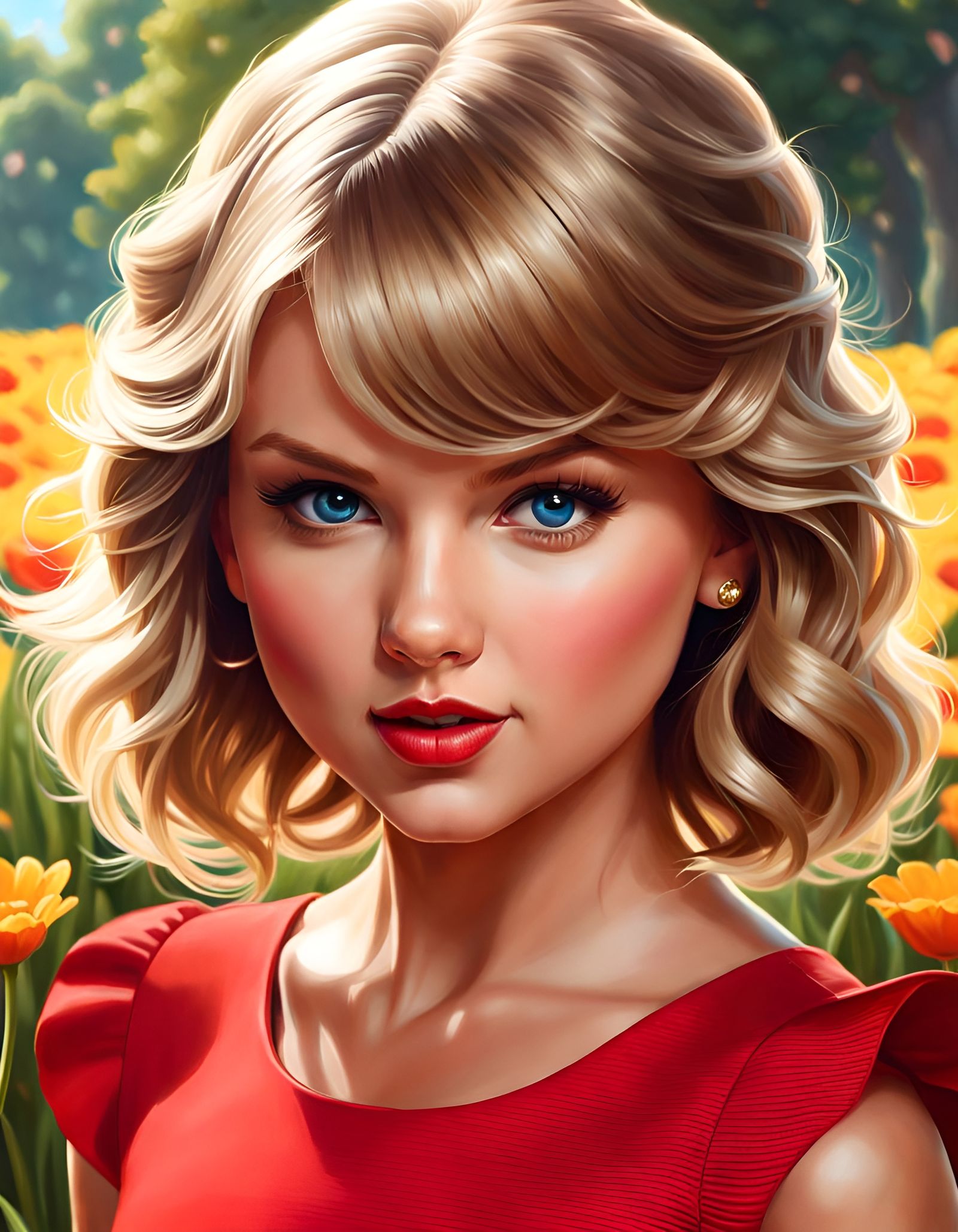 Adorable Baby Taylor Swift, Hyperrealistic Photorealistic 8k