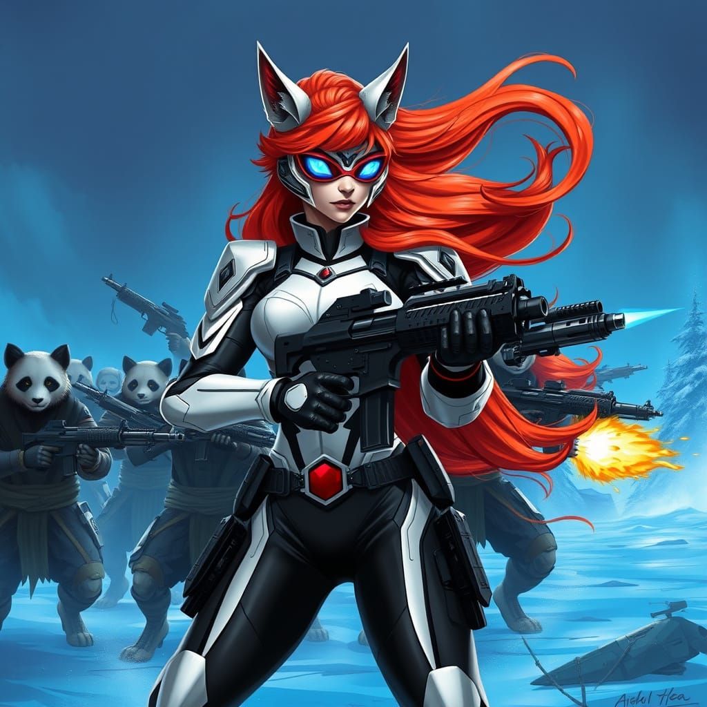 Feline Princess Leads Elite Squad in High-Tech Battle Agains...