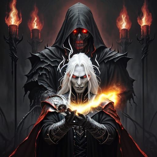 Hyperrealistic Demon in Dark Gothic Cinema Style