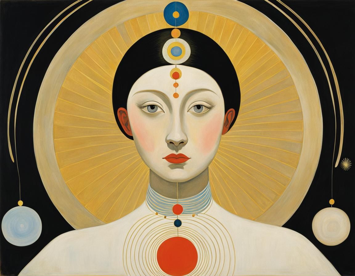 Dreamy Girl in Moonshine: A Surreal Vision