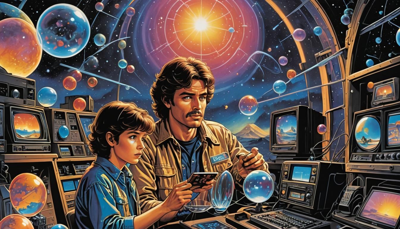 1981 VHS Cover: Monitors and Crystals in Comic Art