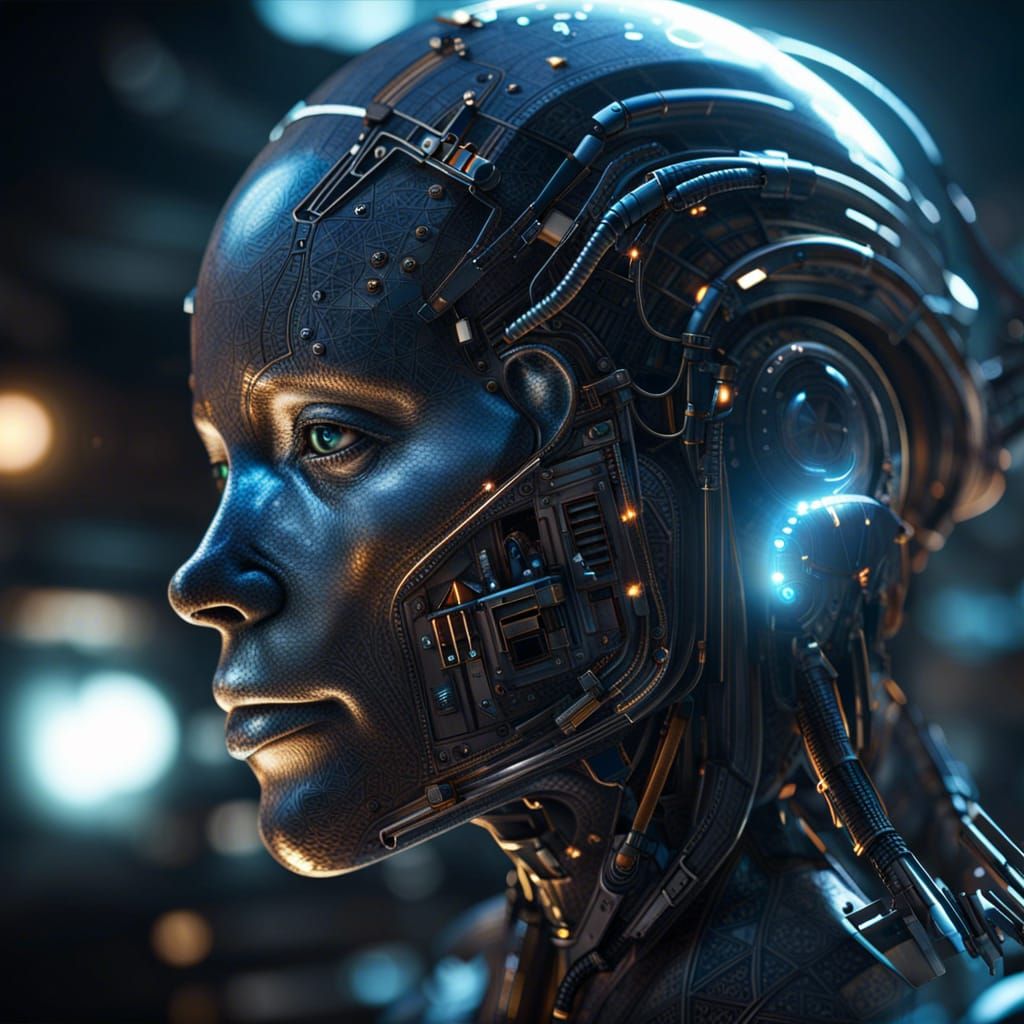 Galactic-Class AI: Photorealistic Hyperdetailed Image