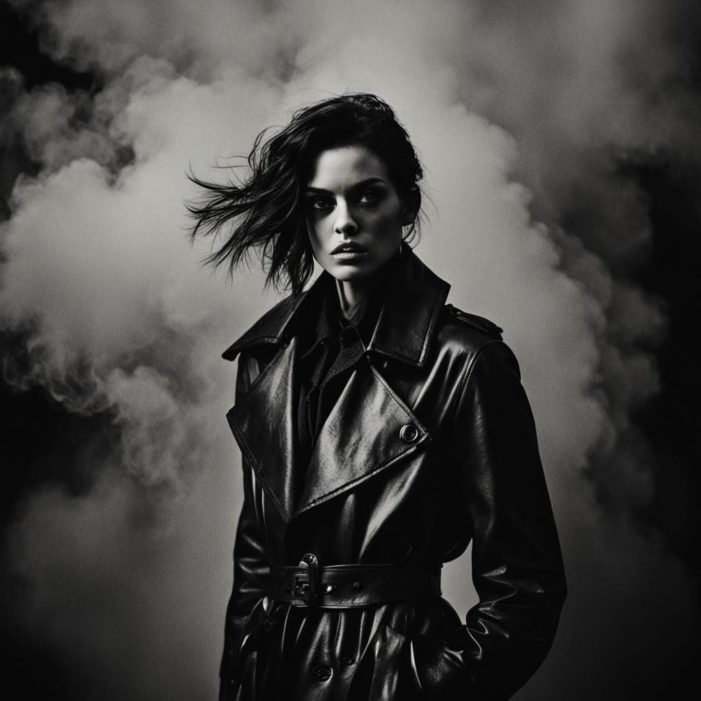 Goth Fashion Model in Dark Urban Decay