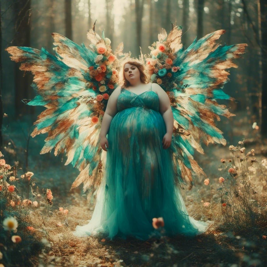 in spring, spring sun, a forest fairy ..