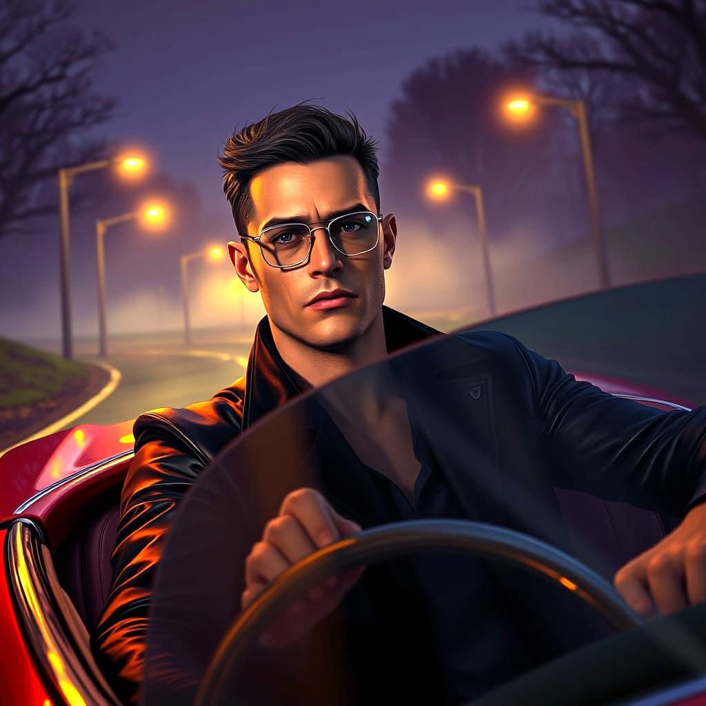 Ethereal Dark Fantasy Road Warrior