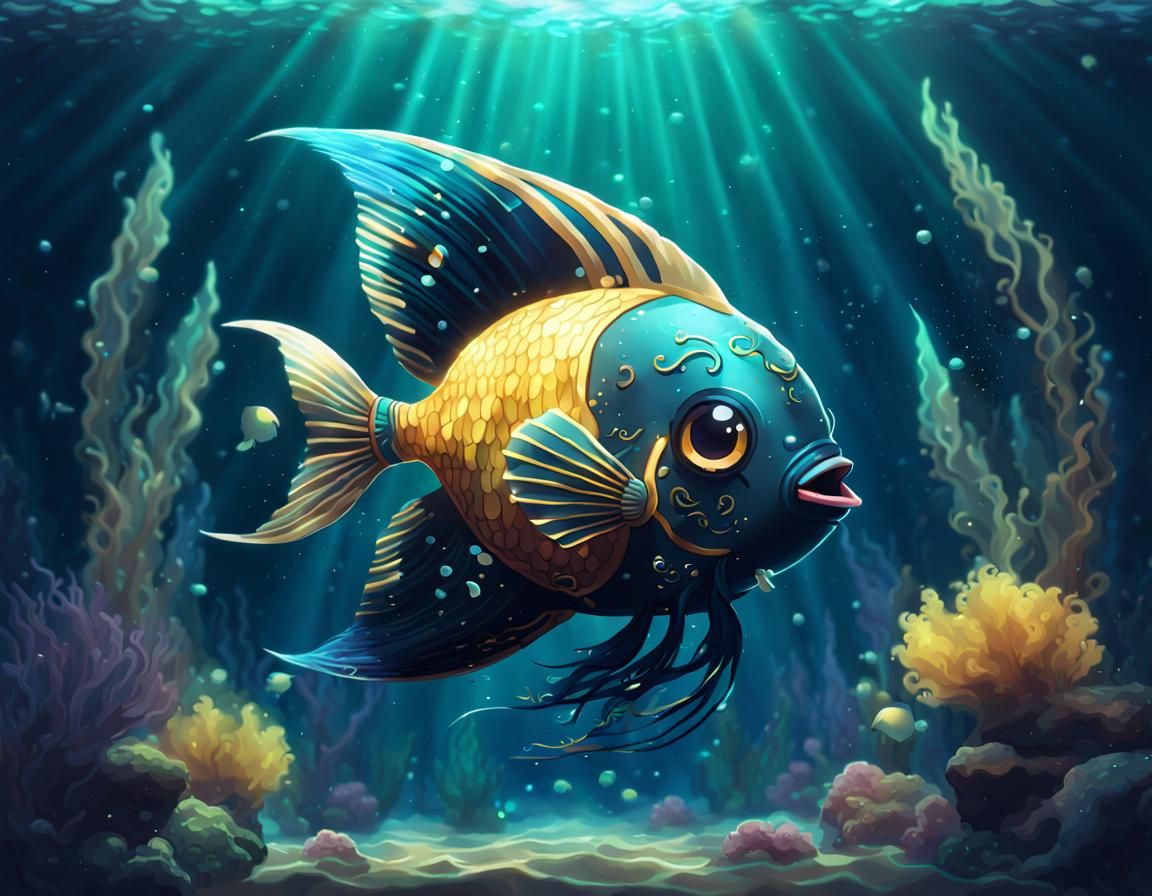 The Happy little fish