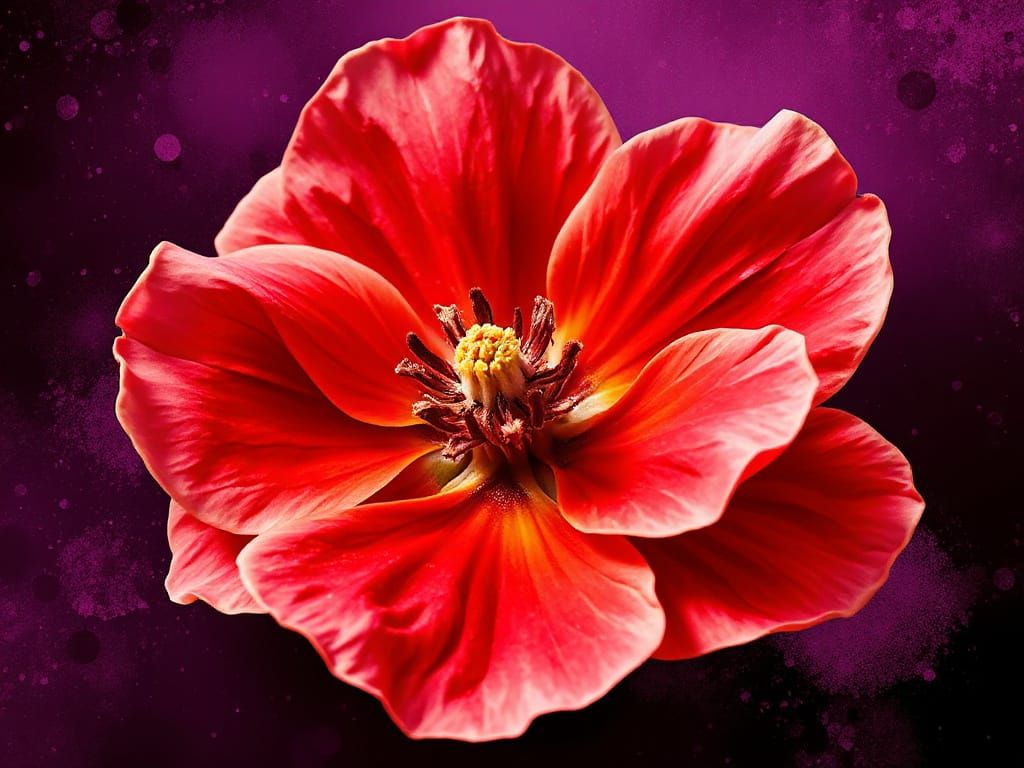 Velvet Blossom in Rich Mauve Hues