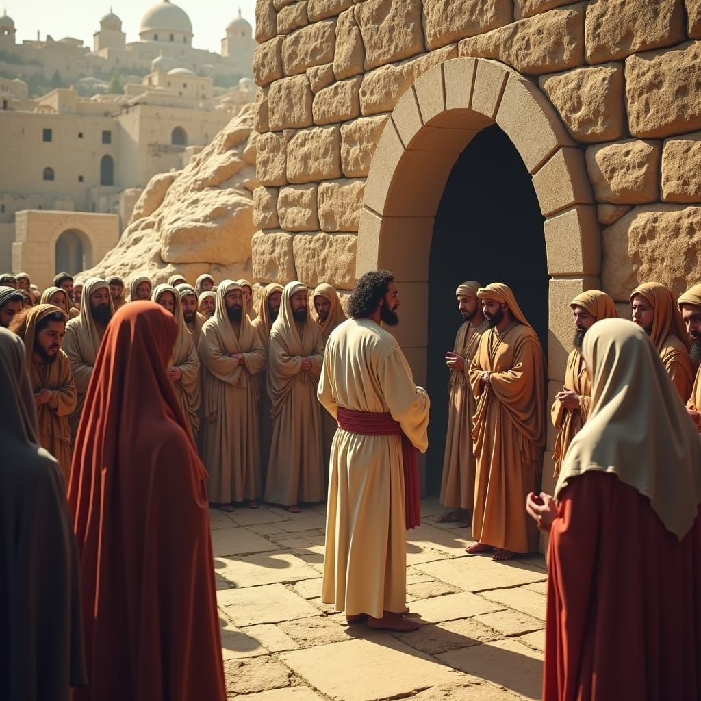 Jesus Mourns Lazarus: An Emotional Biblical Scene