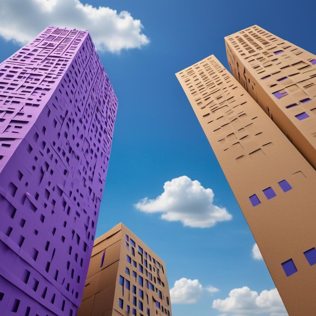 Cardboard Skyscrapers: An Origami Papercraft City
