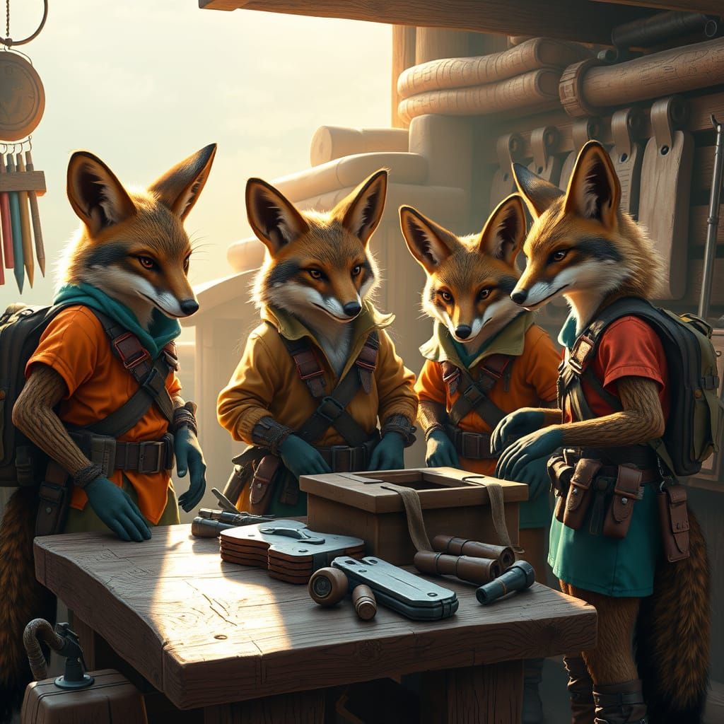 Coyotes Build Survival Gear Locker at Whimsical Charity Boot...