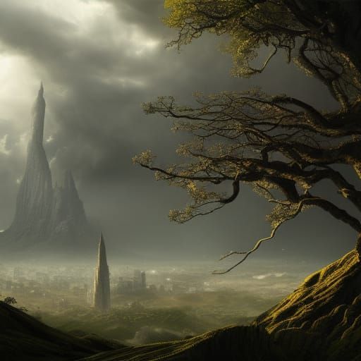 Ash Tree Beautiful landscape