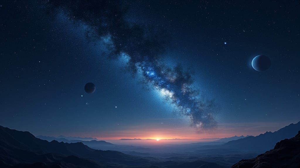 Stunning Night Sky in High-Definition with Endless Stars and...