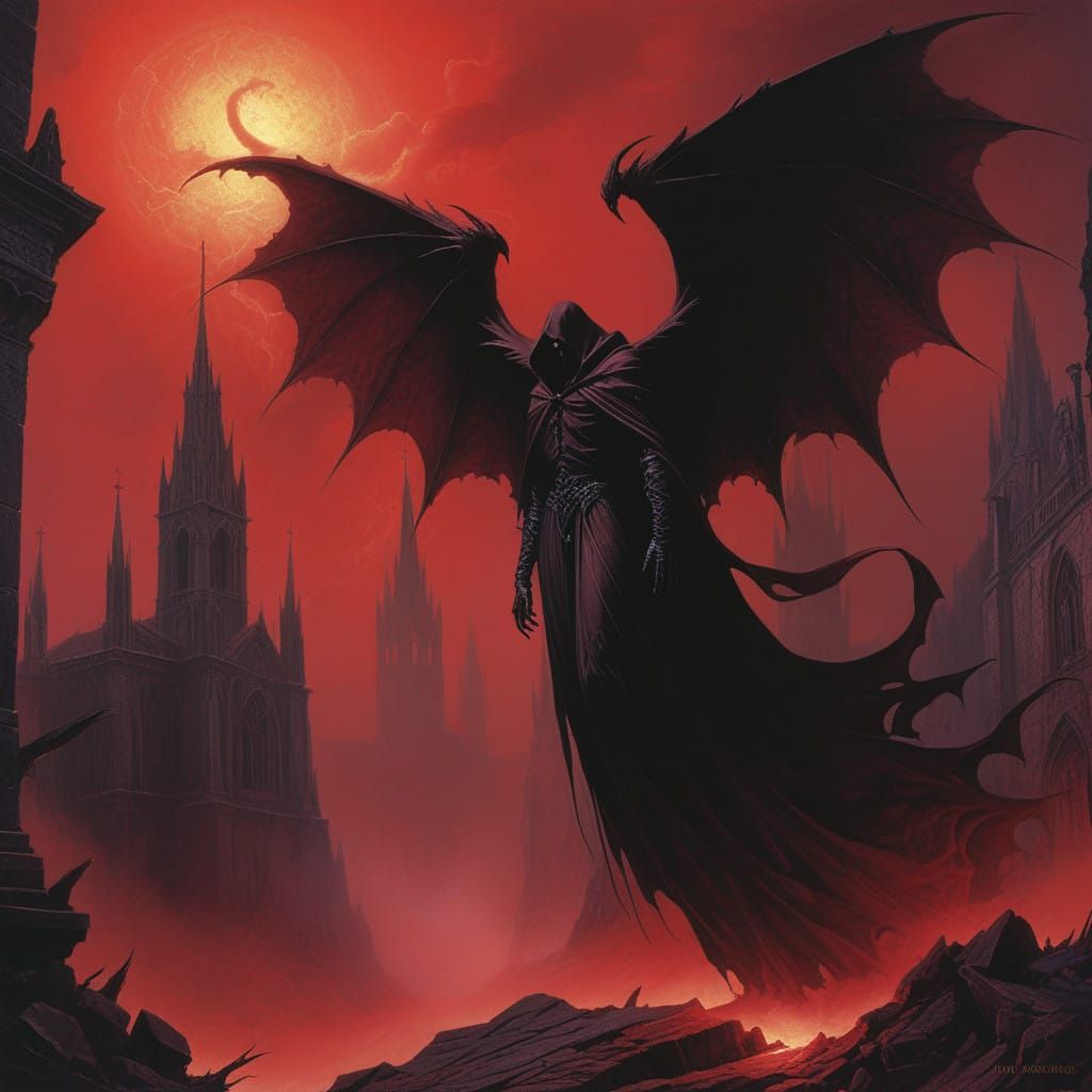 Dark God of Hatred Reigns Supreme in Crimson-Hued Gothic Hel...