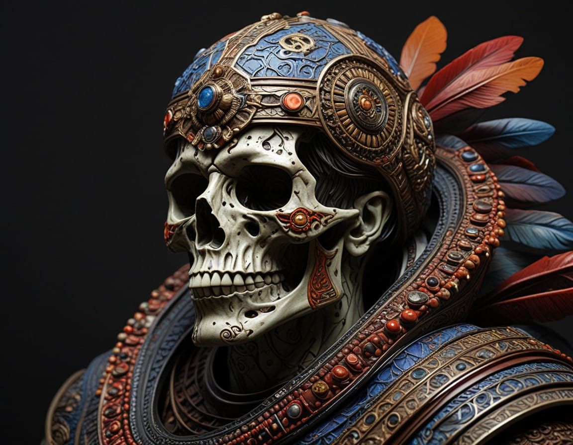 Surrealist Masterpiece in Deep, Rich Colors