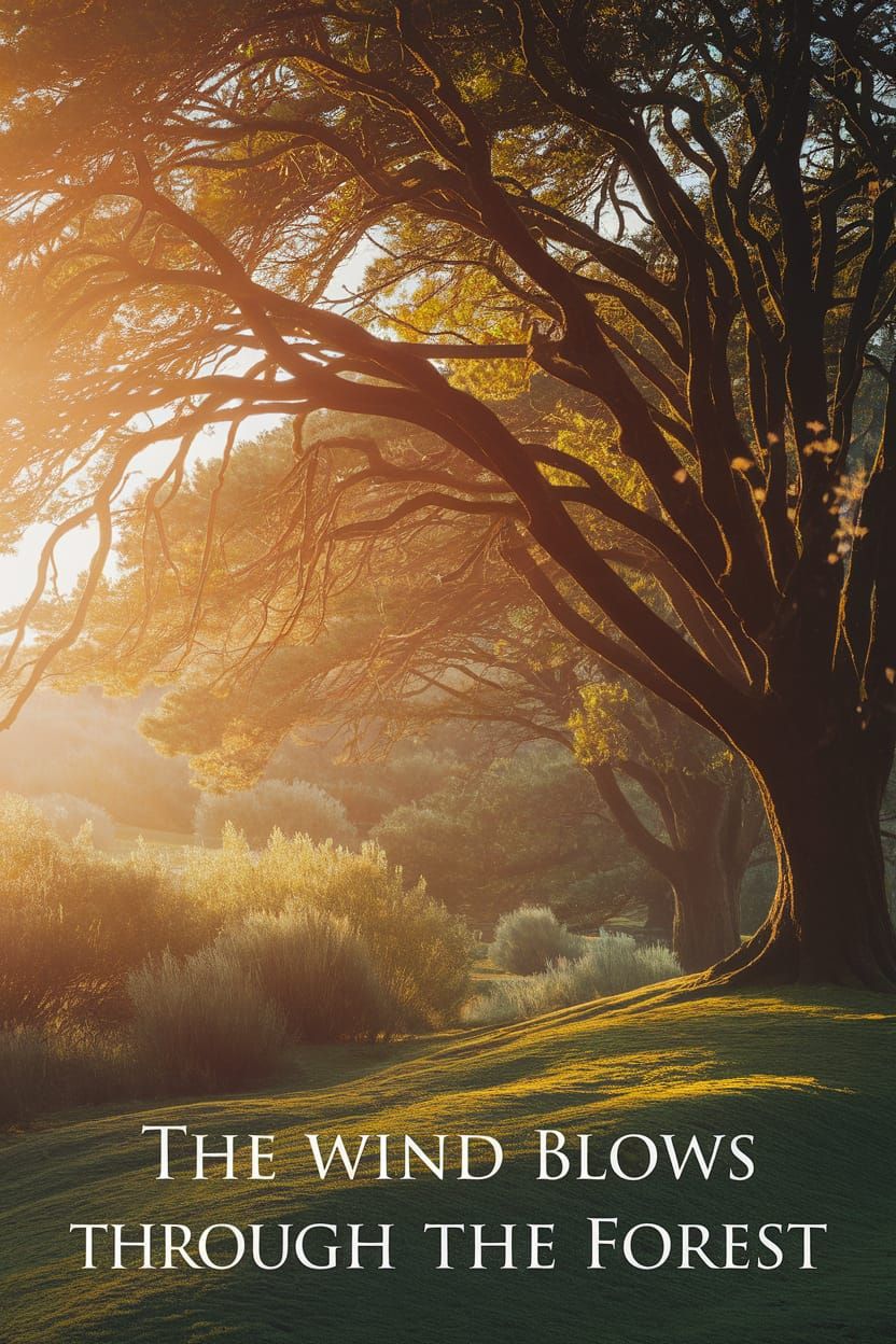 Sunlit Forest with Gentle Breeze