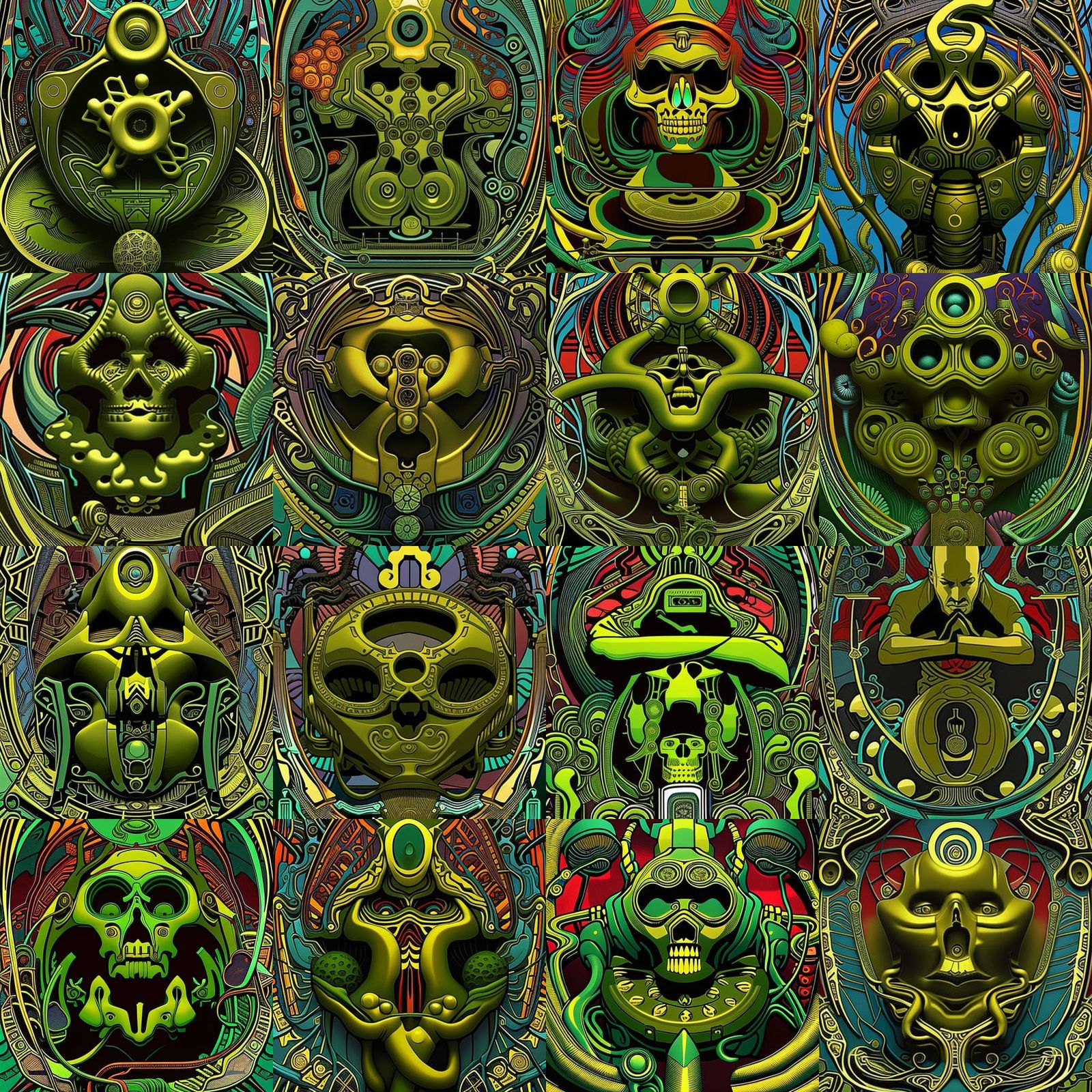 Biopunk Cassette Futurism Pop Art Medical Diagram