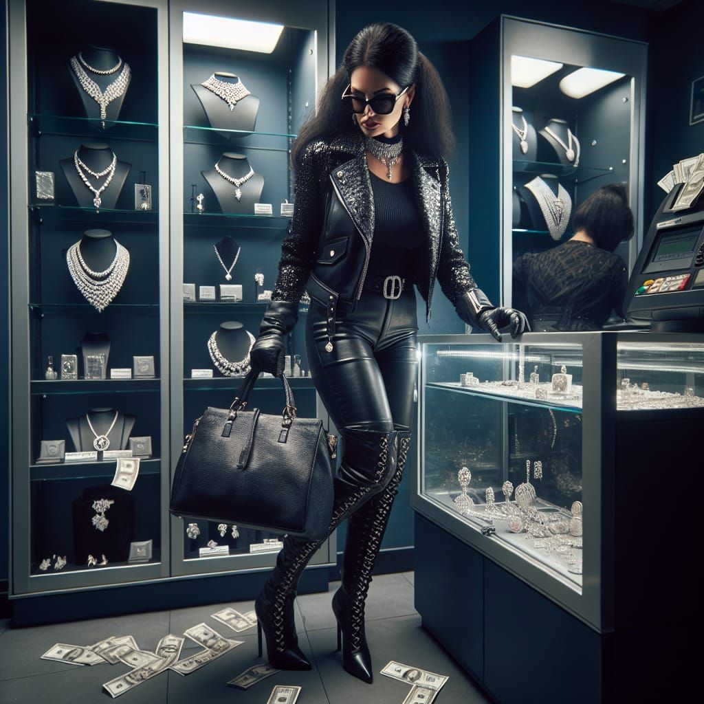 Stealthy Heist in High Fashion
