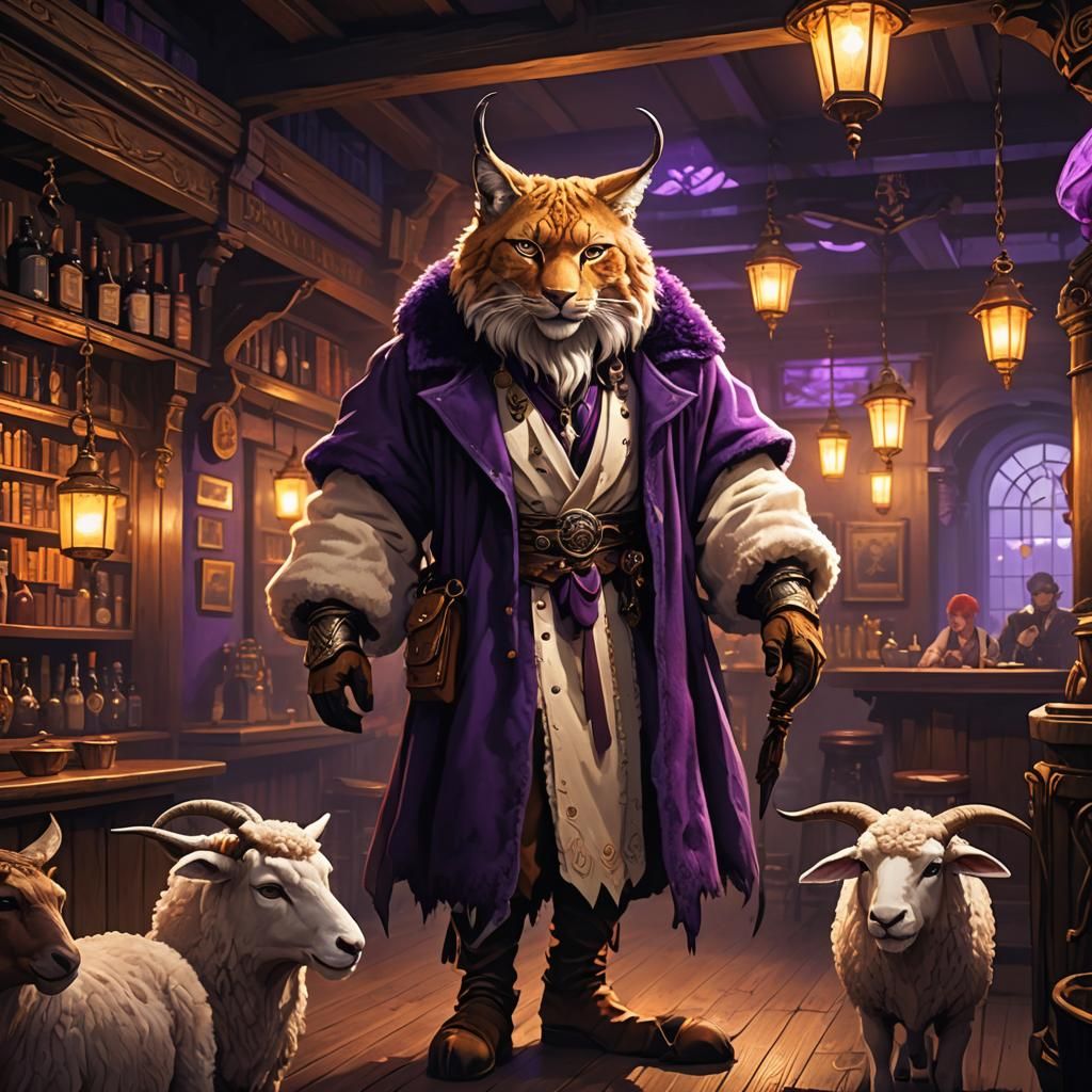 Lynx in Sheep's Clothing, Dark Fantasy Concept Art