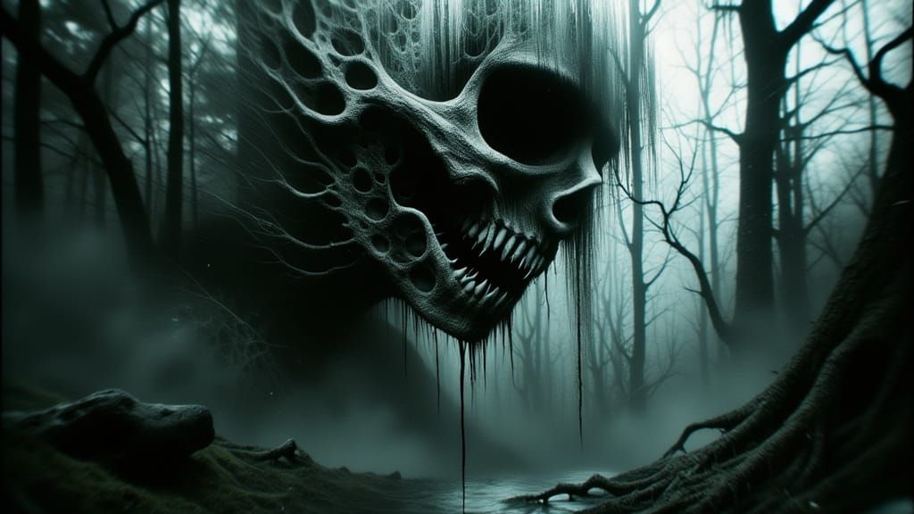 Surreal Haunting of a Gothic Clifftop Forest