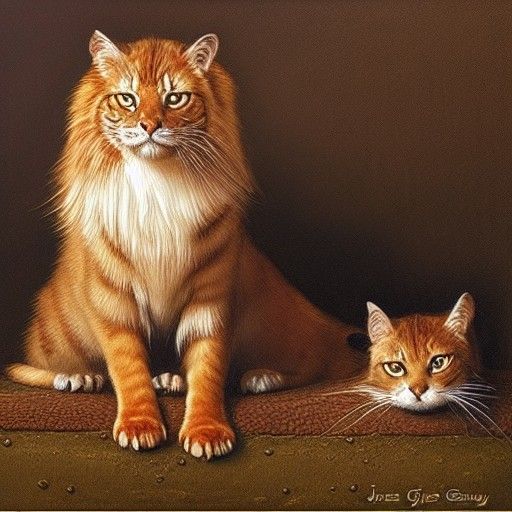 King of the Fleas: Oil Painting Portrait