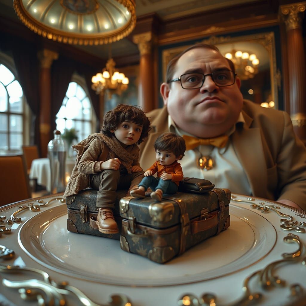 Miniature Fugitive Family Served as Grotesque Meal