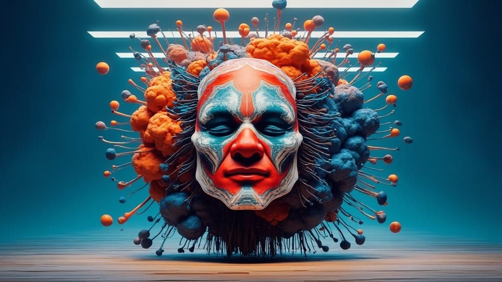 Surreal 3D Artwork with Saturday Vibes