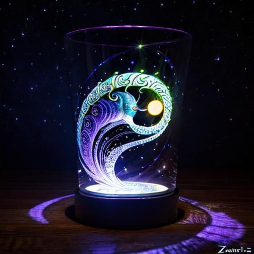 Surreal Pillow Fight Club in Art Nouveau Style