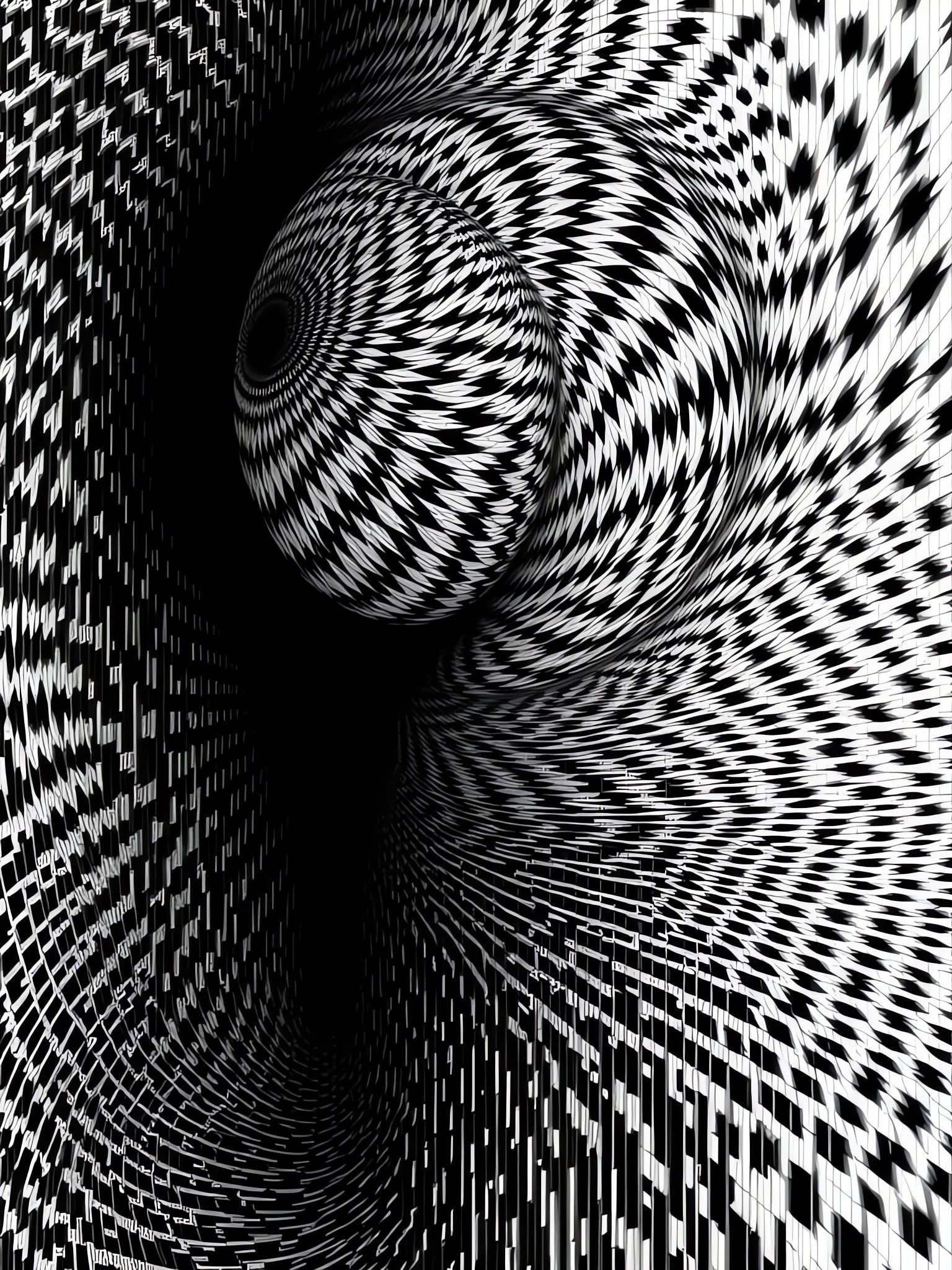 Abstract Falcon Flight in Trans-Consciousness