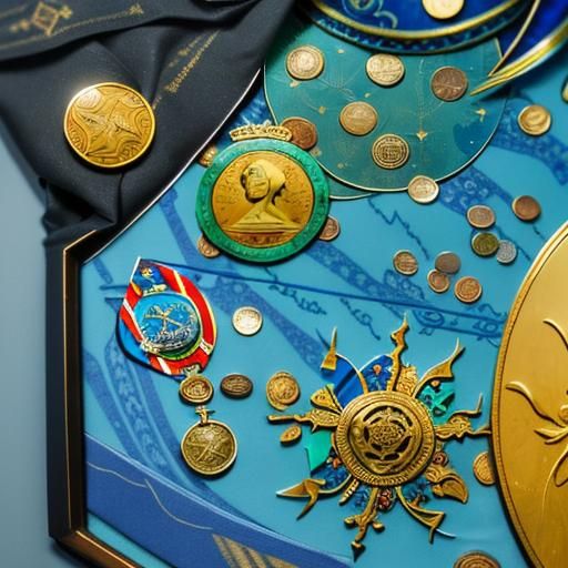 Exotic Medallions and Coins: Finely Detailed Vectors