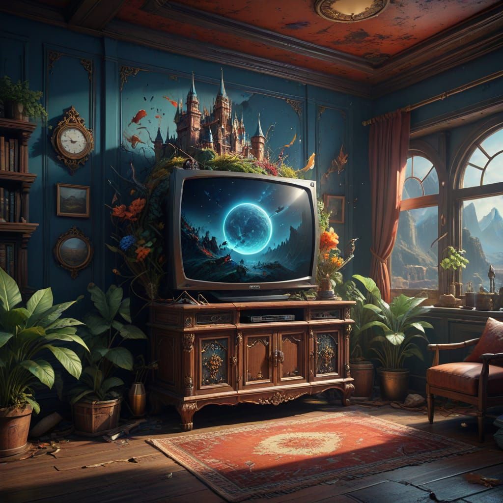 World Television Day Fantasy Concept Art