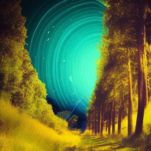 Brilliant Blue Earth Shines Over Green Future