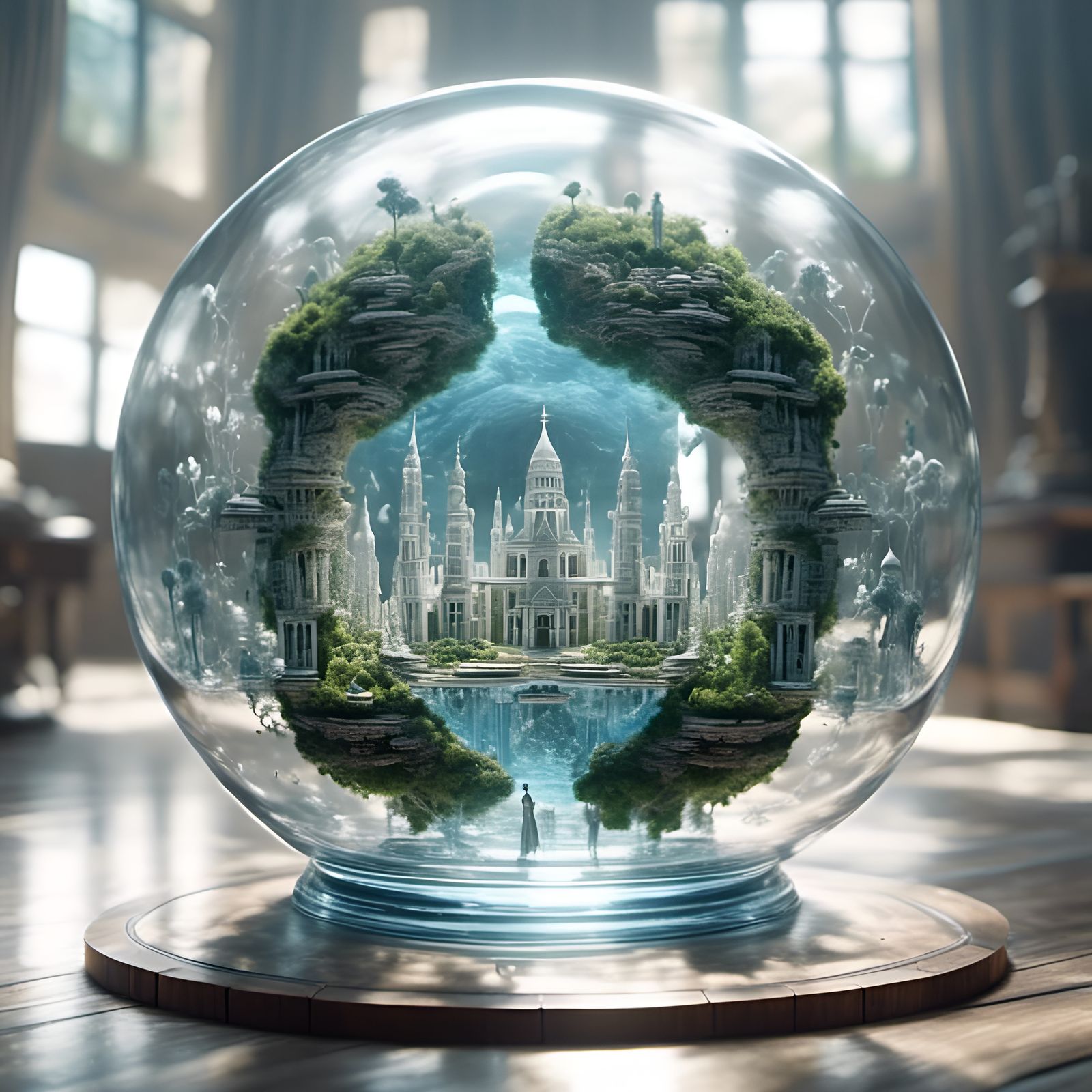 Surreal and Detailed CGI Image with Visual Effects