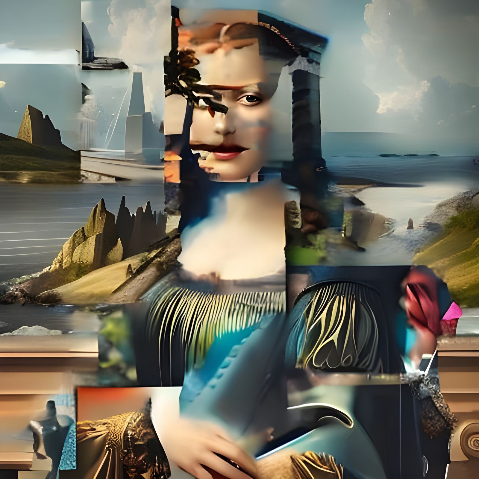 HDR Photo Collage Art Composition