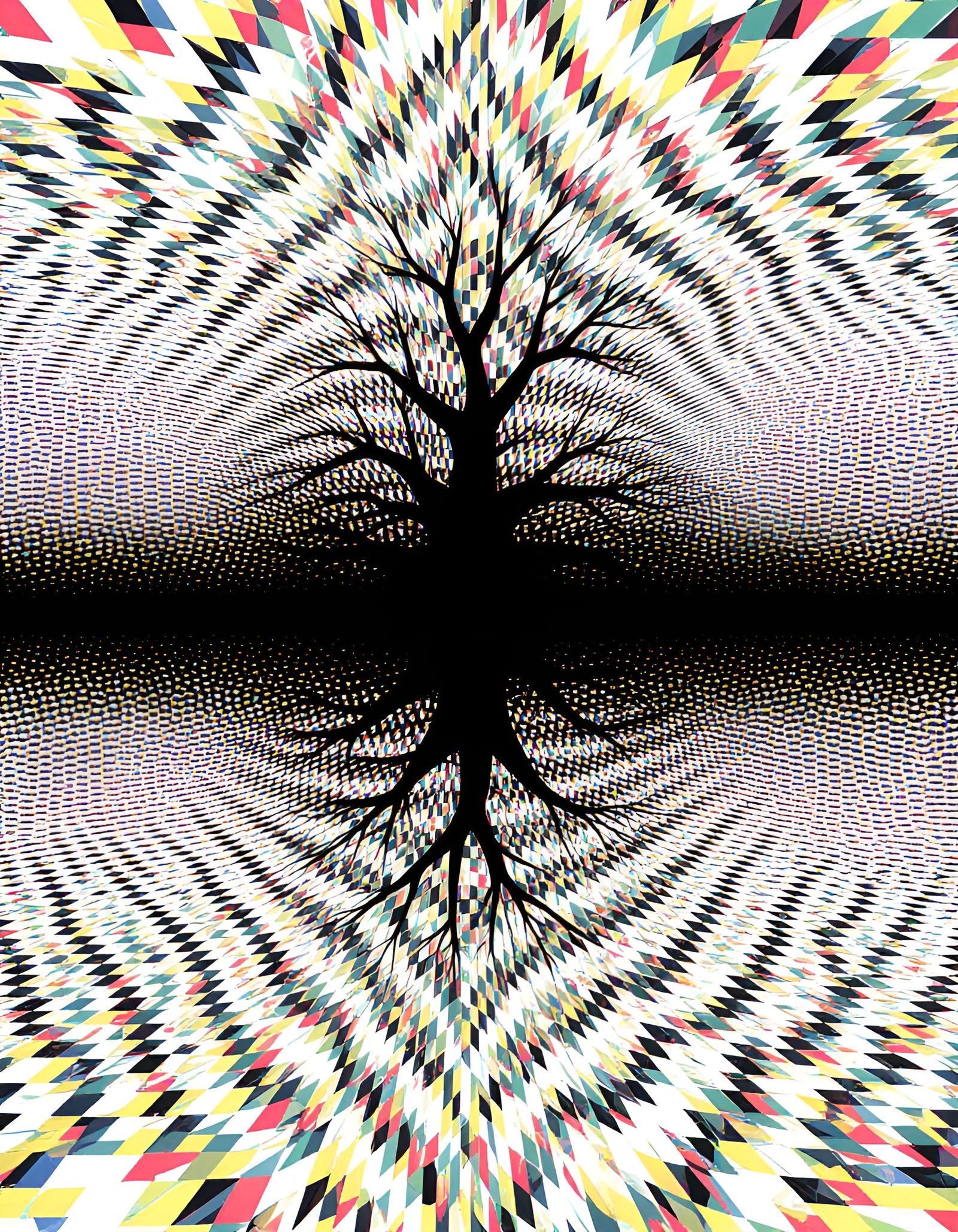 Corrupted Cyberscape: A Self-Destructing Digital Tessellatio...