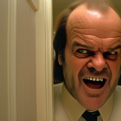 Nicholson in The Shining: AI Image