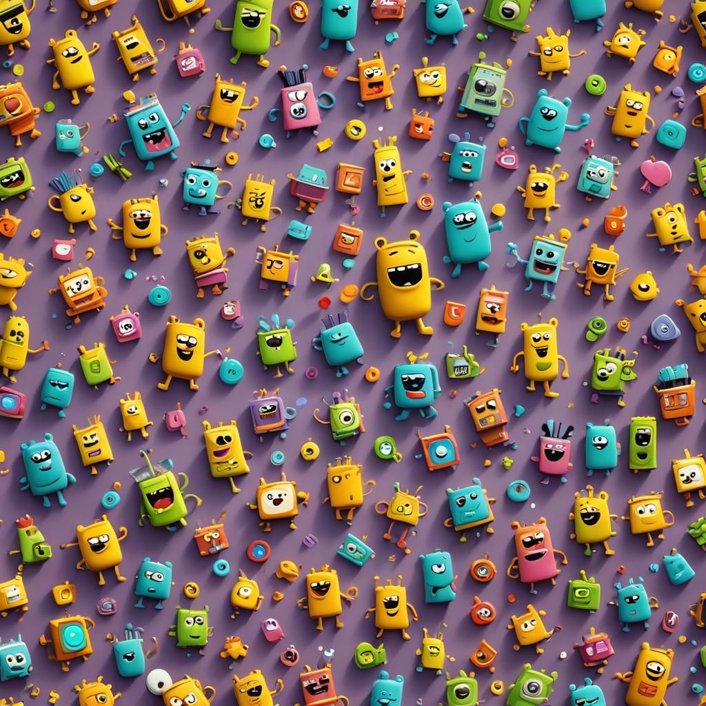 Wow Wow Wubbzy! 3D Digital Art