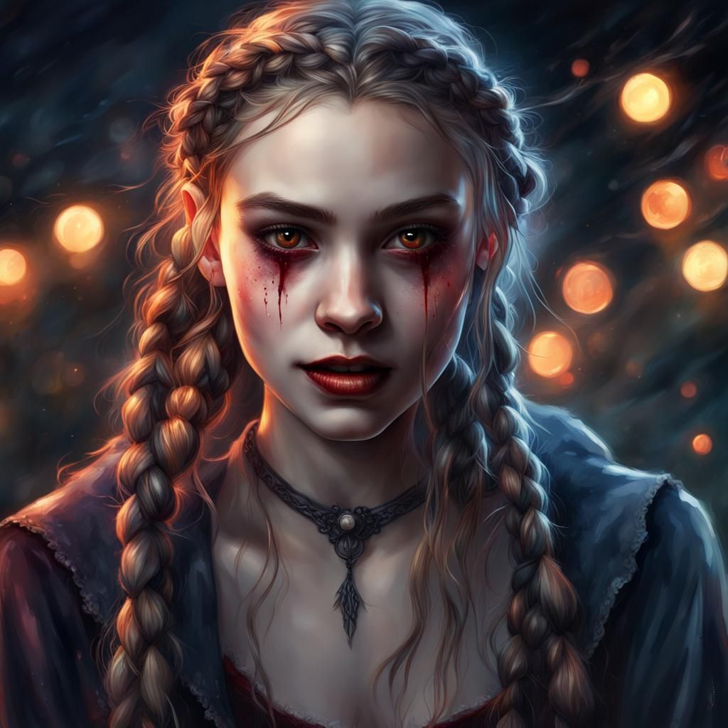 Zombie vs Vampire Girl