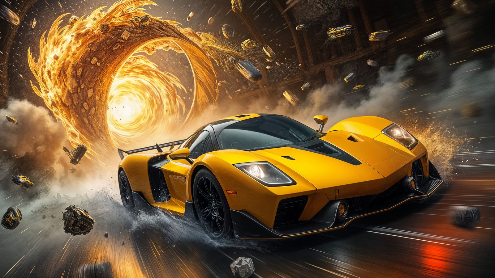 Epic Alien Supercar in Elegant Baroque Style