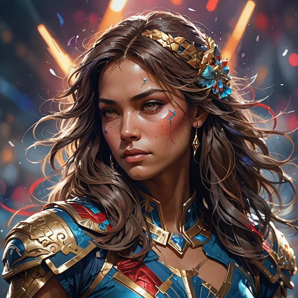 Detailed NFL Portrait by Greg Rutkowski, Artgerm, and WLOP