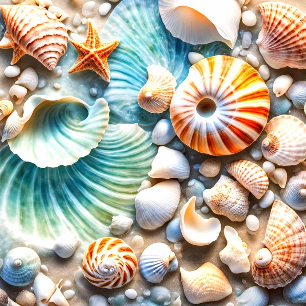 AI-Generated Shell Art