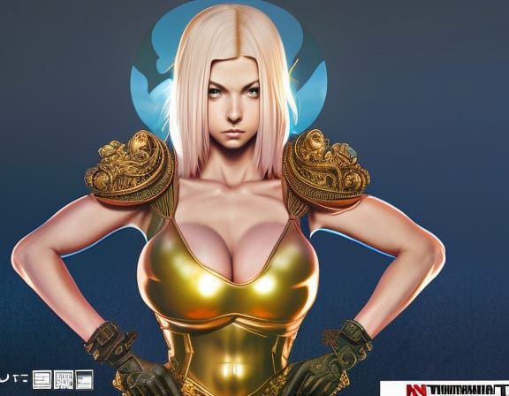 Female bodybuilder Christine Fetzer as a Tekken Character: N...