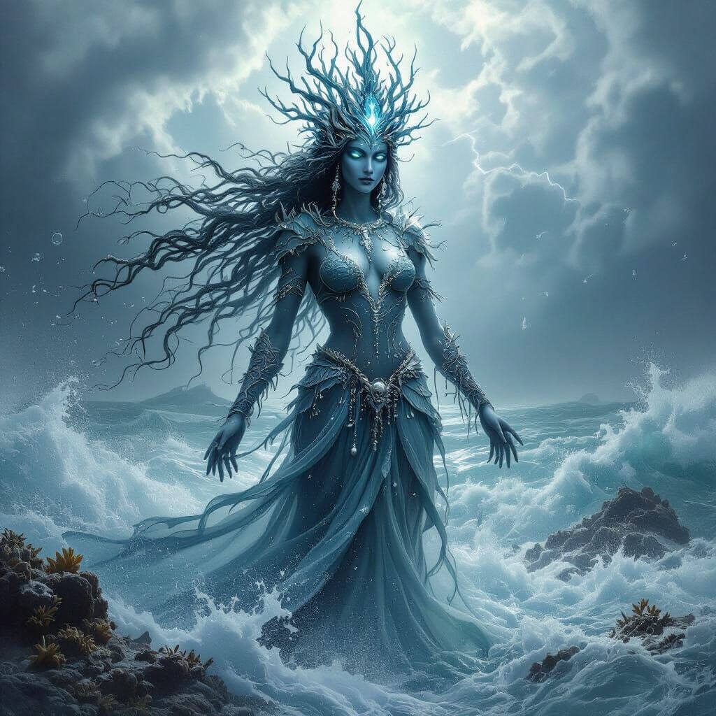 Nerethys, Sea Goddess of Storms and Deception