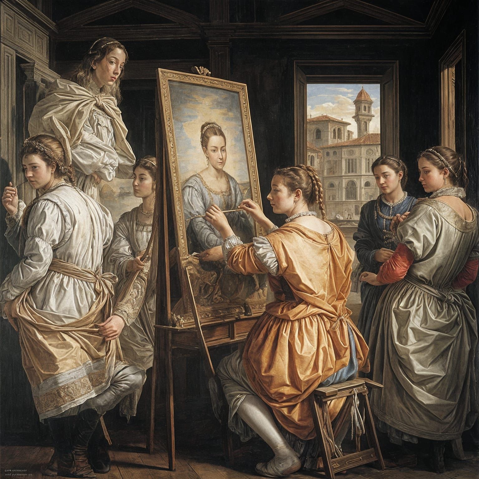 Renaissance-Style Artwork Inspired by Giorgio Vasari