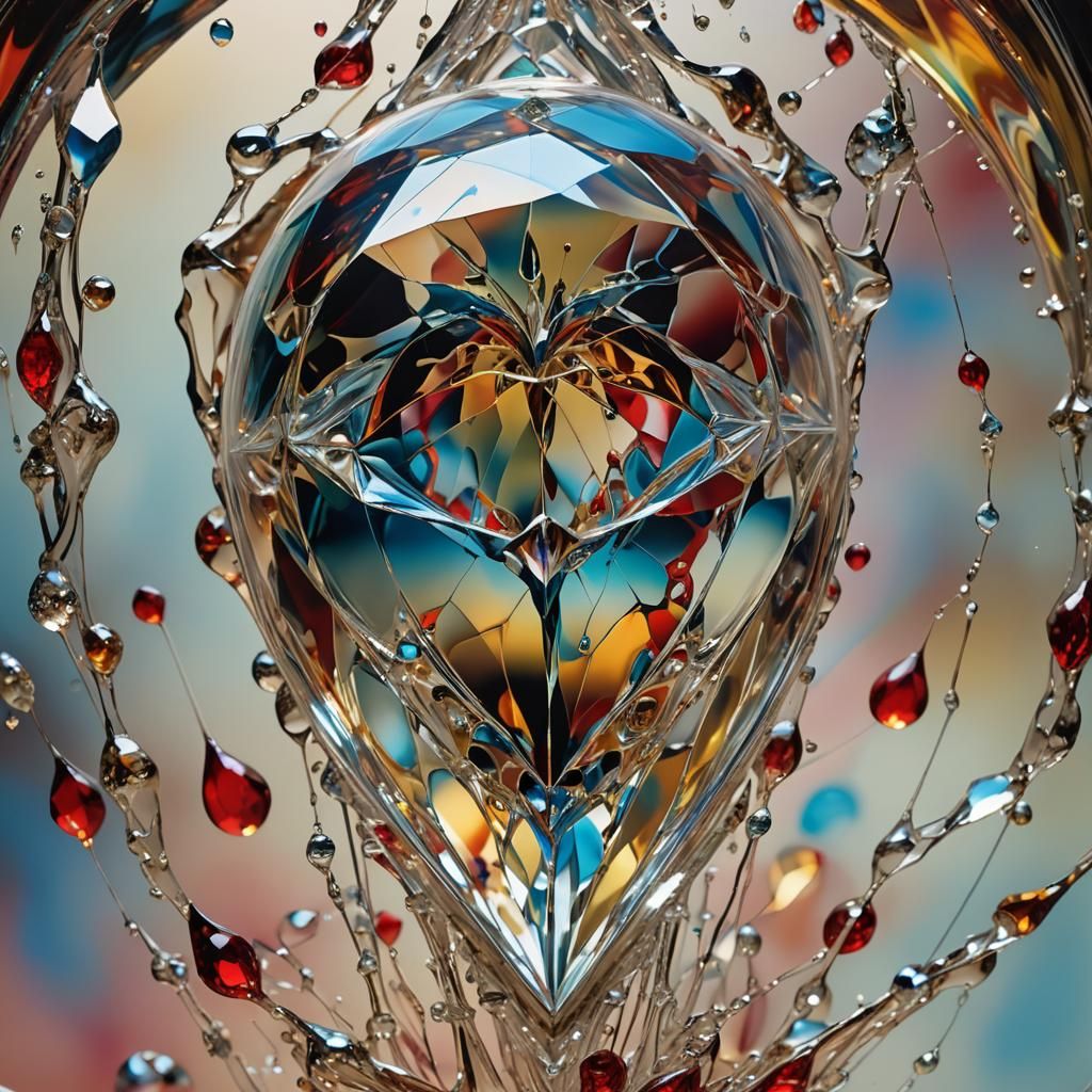 Heartbeat in Crystalline Sphere: Surrealism