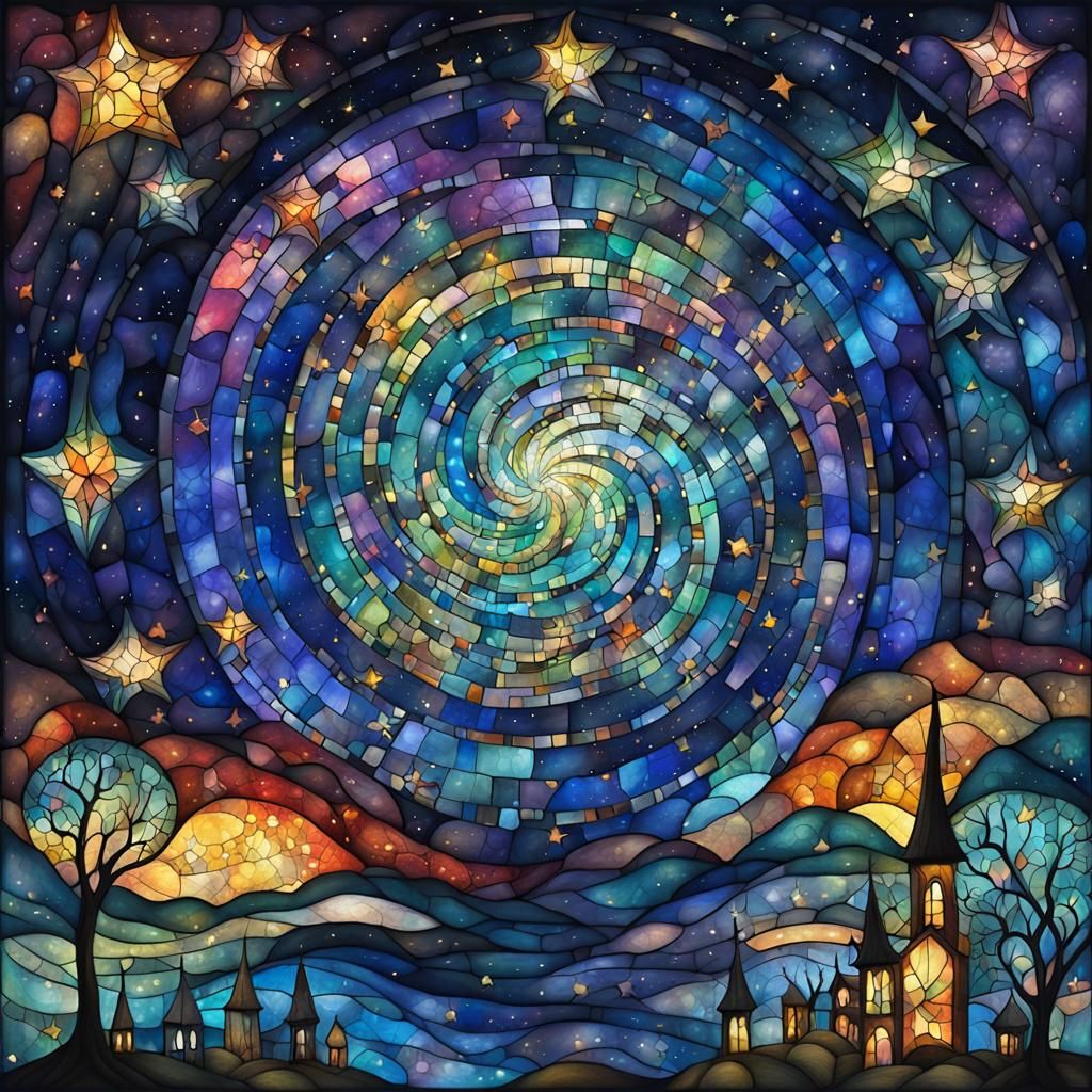 Spiral Starry Night