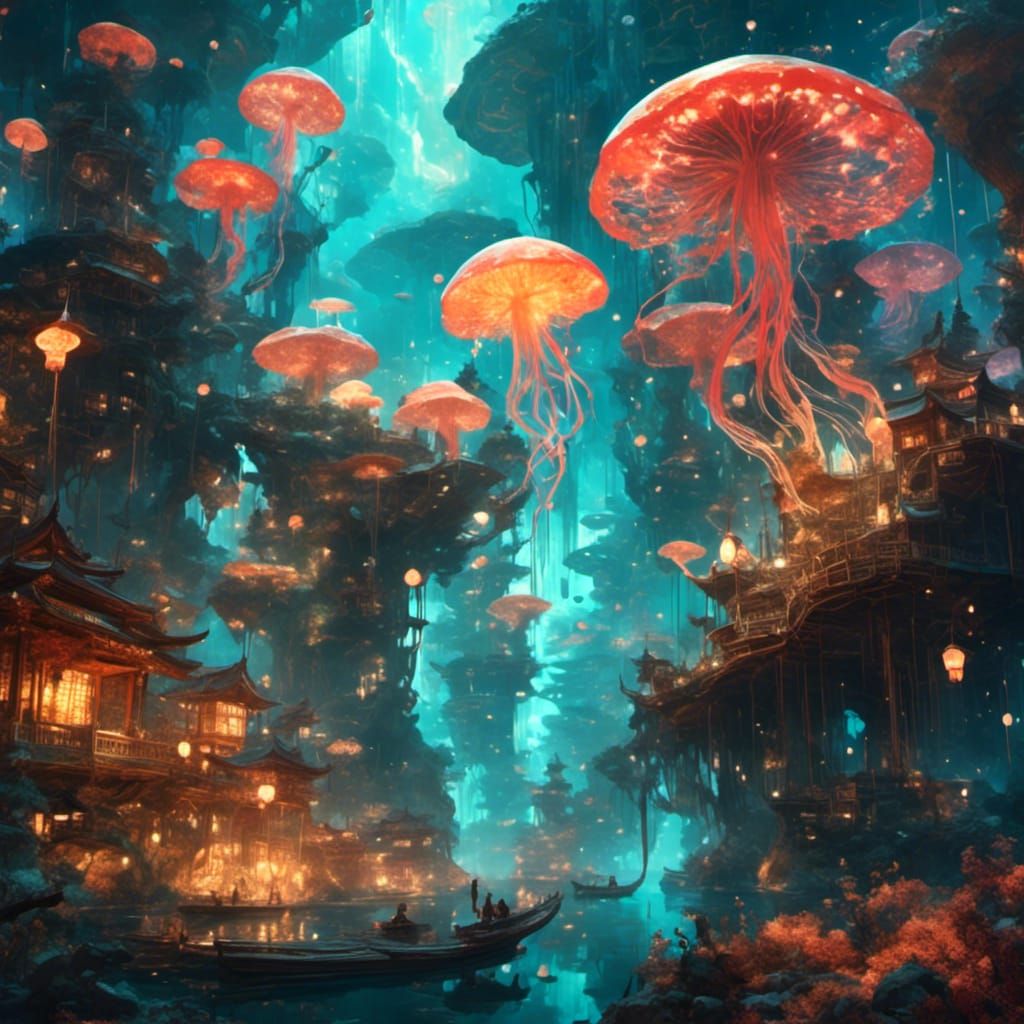 Submerged City: An Underwater Fantasy