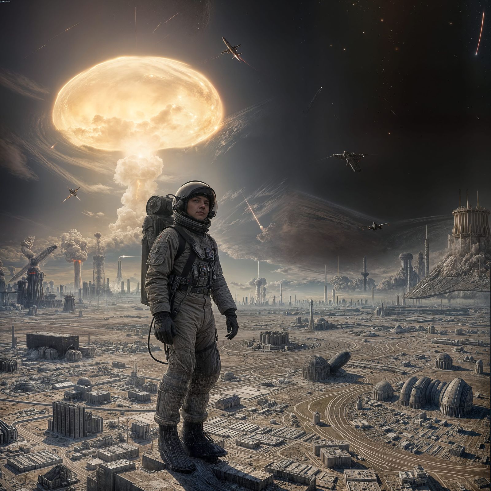 Post-Apocalyptic Earth on the Dark Side of the Nuclear War